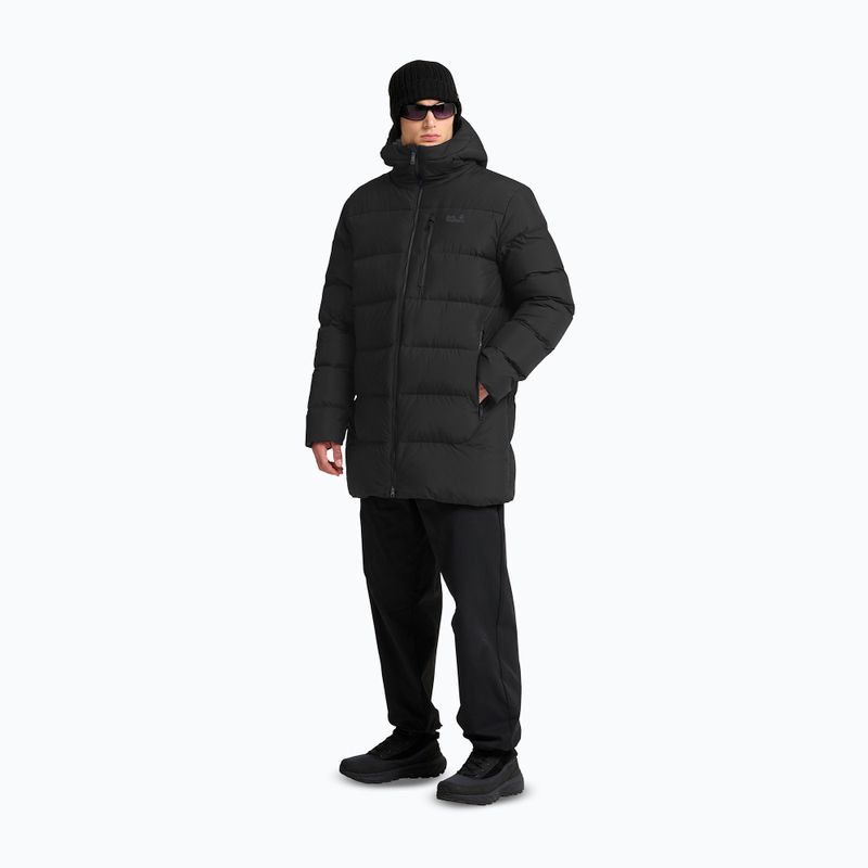 Daunenmantel Herren Jack Wolfskin Coloniu Coat black 2