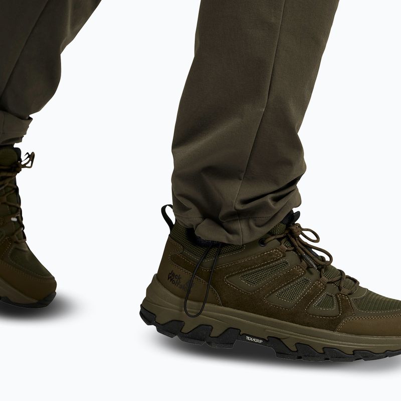 Herren-Trekkinghose Jack Wolfskin Activate Flex obsidian moss 6
