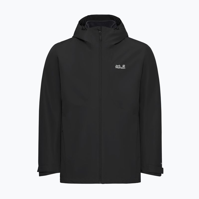 3‑in‑1 Herrenjacke Jack Wolfskin Stonetrail 3In1 black 10