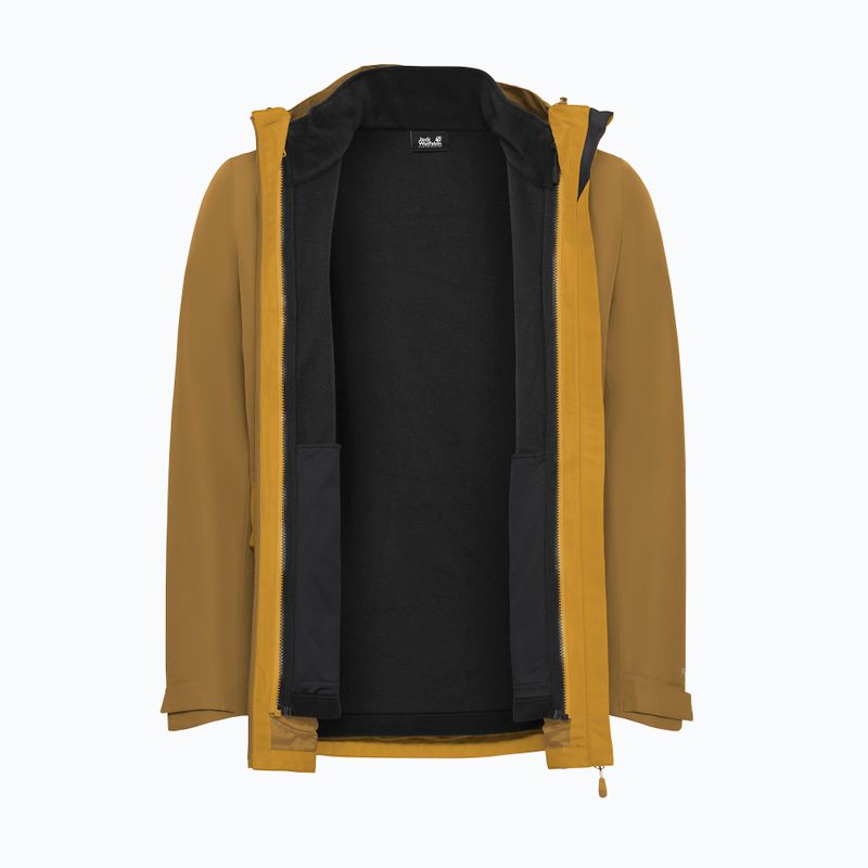 3‑in‑1 Herrenjacke Jack Wolfskin Stonetrail 3In1 burly yellow jw 13
