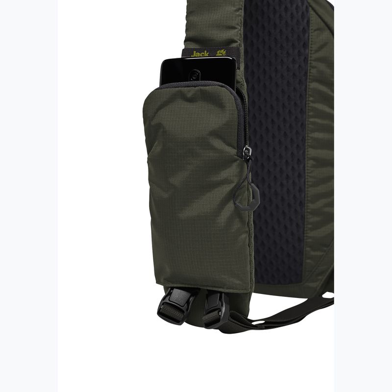 Sling-Rucksack Jack Wolfskin Little Scout 10 rich olive 6