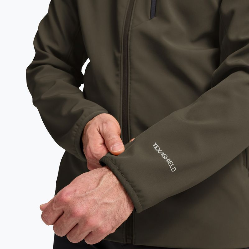 Herren-Windjacke Jack Wolfskin Wild Winds Hooded obsidian moss 7