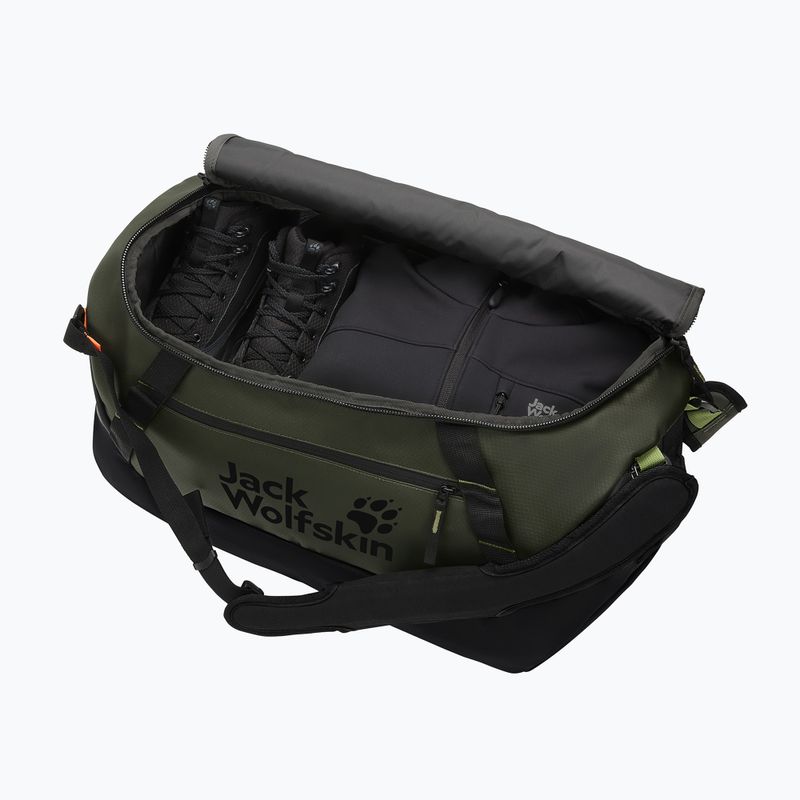 Reisetasche Jack Wolfskin Tecton Duffle 45 l rich olive 7