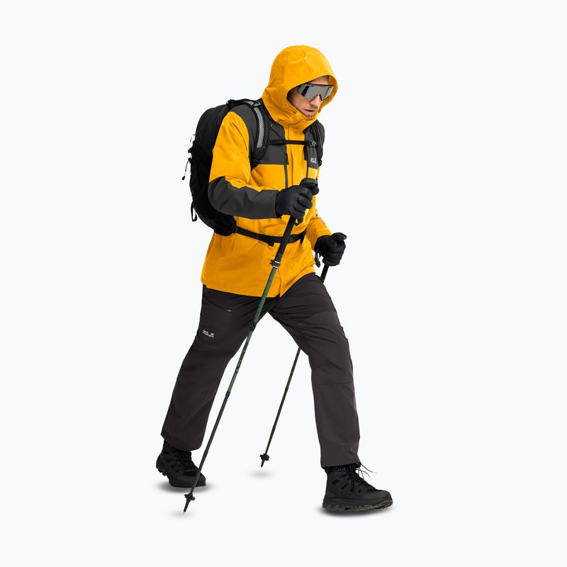 Herren-Regenjacke Jack Wolfskin Jasper Pro 2L burly yellow jw 2