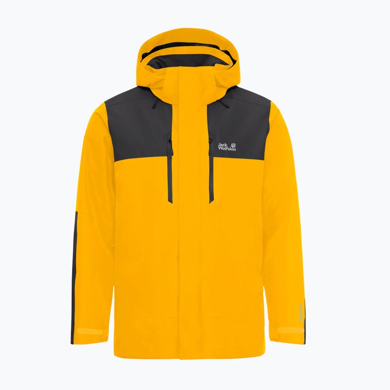Herren-Regenjacke Jack Wolfskin Jasper Pro 2L burly yellow jw 7