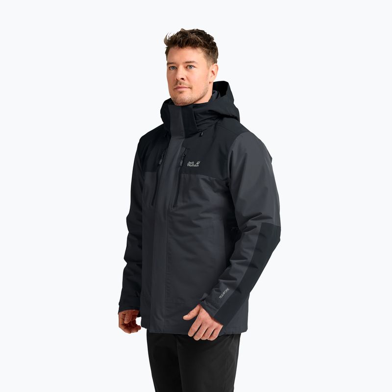 3‑in‑1 Herrenjacke Jack Wolfskin Jasper Pro 3IN1 phantom 4