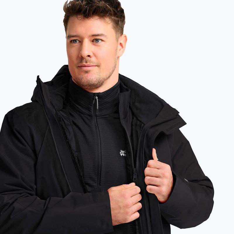 3‑in‑1 Herrenjacke Jack Wolfskin Jasper Pro 3IN1 black 7