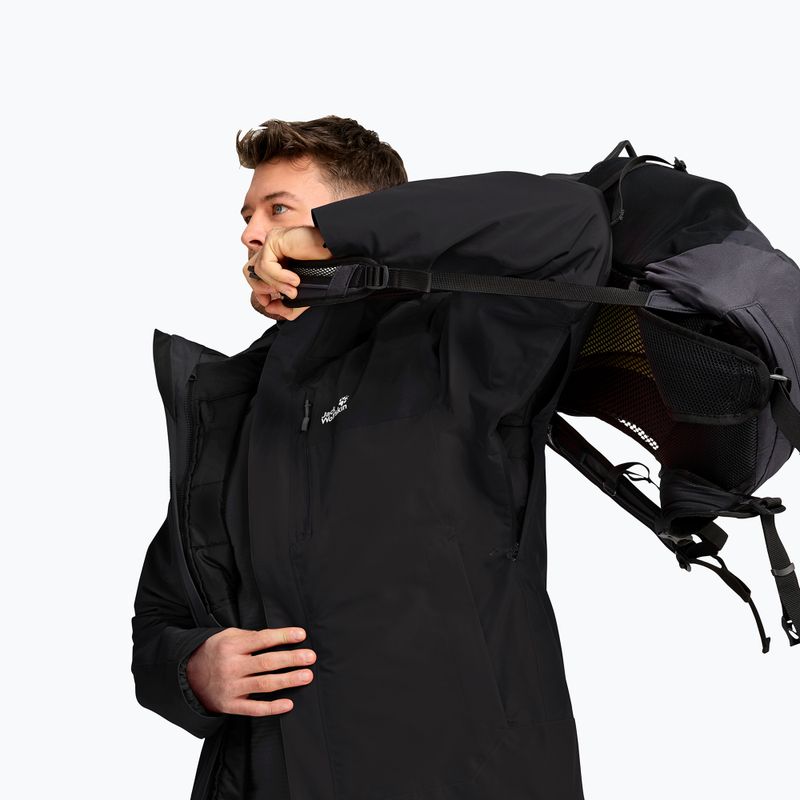 3‑in‑1 Herrenjacke Jack Wolfskin Jasper Pro 3IN1 black 9