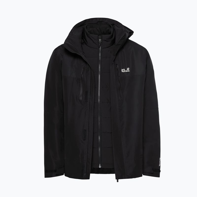 3‑in‑1 Herrenjacke Jack Wolfskin Jasper Pro 3IN1 black 14