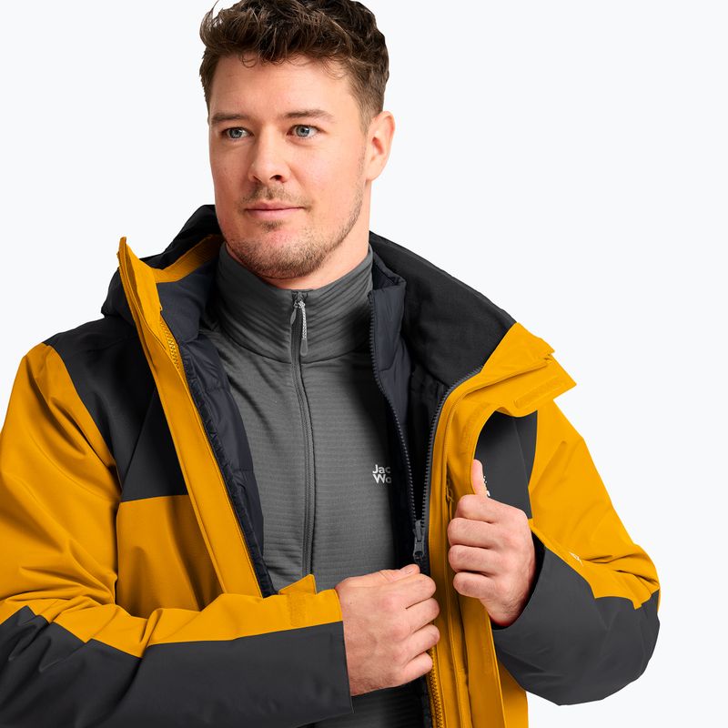 3‑in‑1 Herrenjacke Jack Wolfskin Jasper Pro 3IN1 burly yellow jw 7