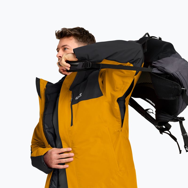 3‑in‑1 Herrenjacke Jack Wolfskin Jasper Pro 3IN1 burly yellow jw 9
