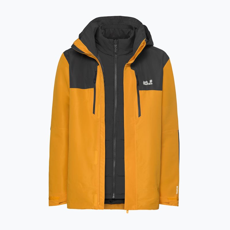 3‑in‑1 Herrenjacke Jack Wolfskin Jasper Pro 3IN1 burly yellow jw 13
