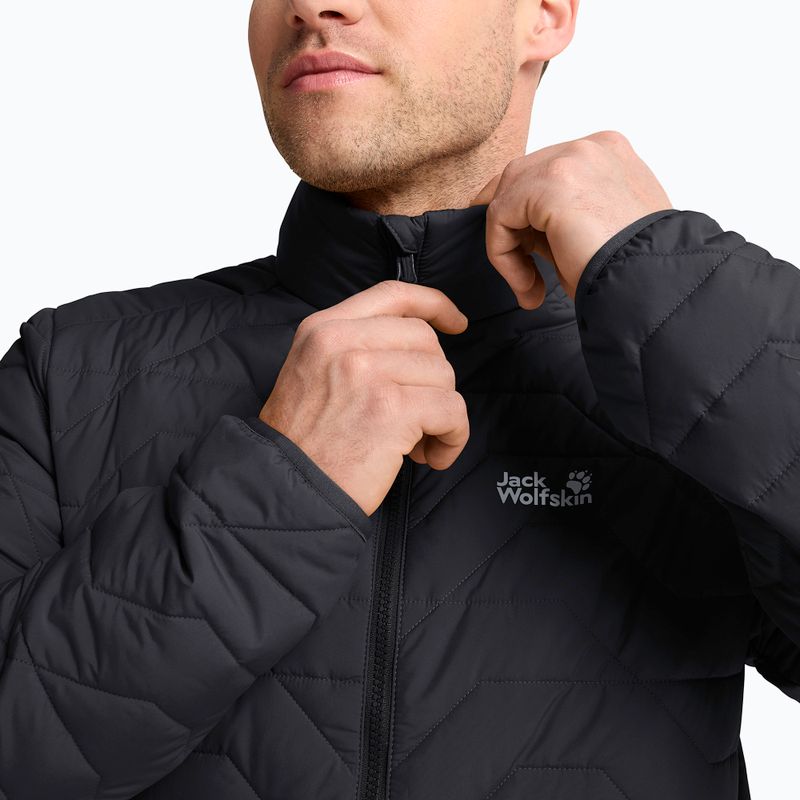 Gefütterte Herrenjacke Jack Wolfskin Flextrek Ins black 4