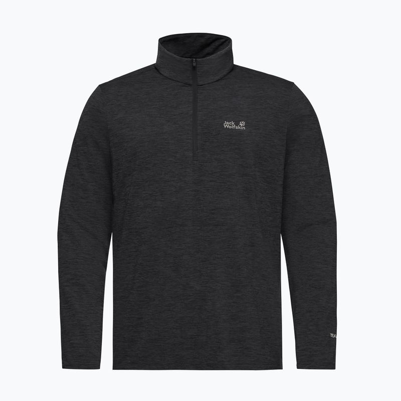 Fleecejacke für Herren Jack Wolfskin Trail Half Zip black 4