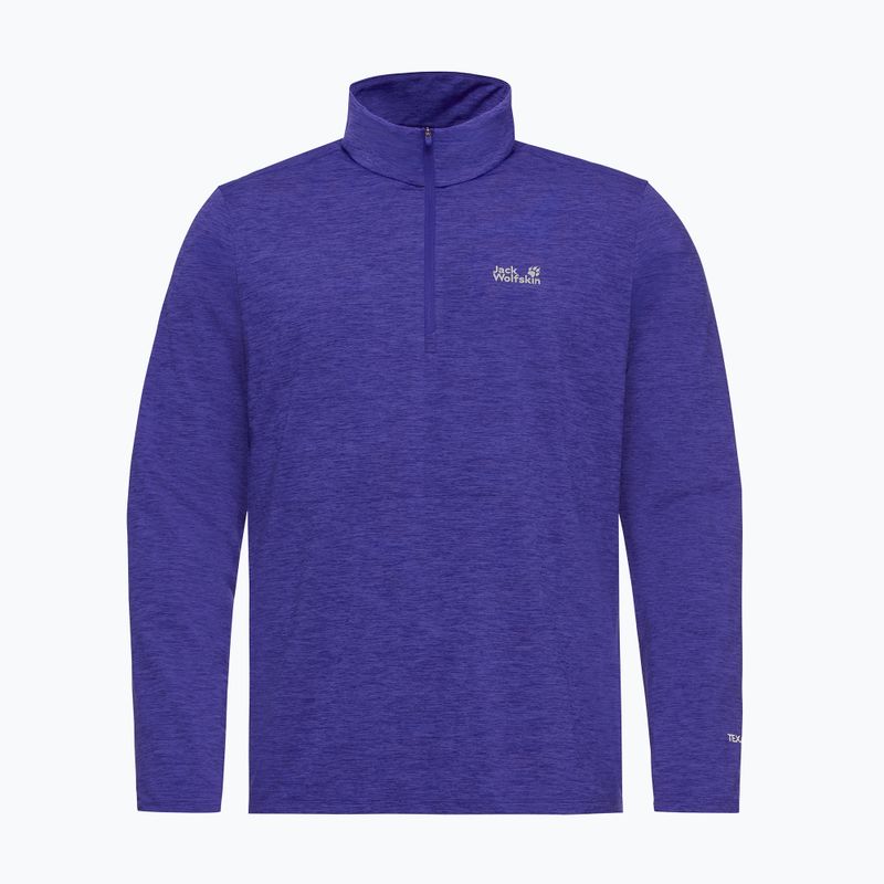 Fleecejacke für Herren Jack Wolfskin Trail Half Zip glow ink 4