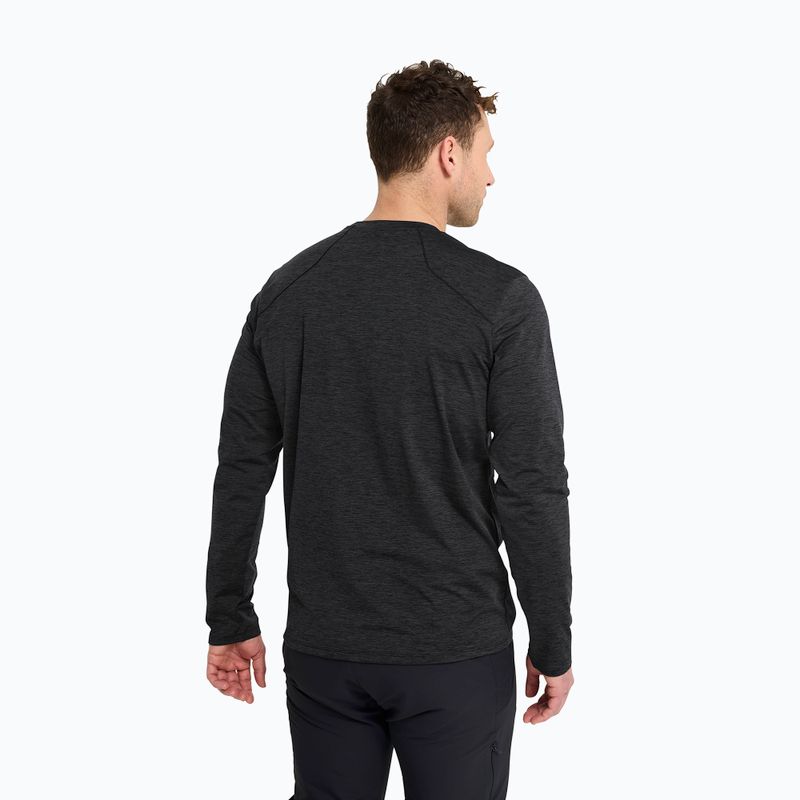 Herren-Trekkingshirt mit langen Ärmeln Jack Wolfskin Trail black 3