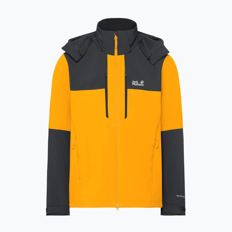 Herren-Windjacke Jack Wolfskin Jasper burly yellow jw 9