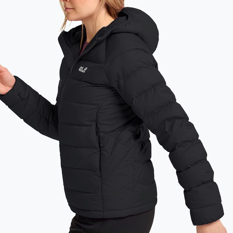 Damen-Daunenjacke Jack Wolfskin Wild Pass Down Hoody Rds black 4