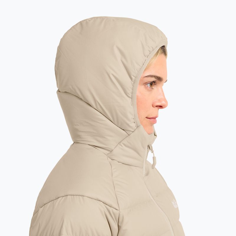 Damen-Daunenjacke Jack Wolfskin Wild Pass Down Hoody Rds oyster 5