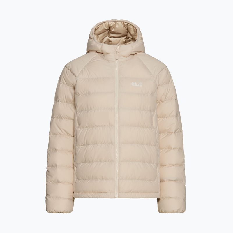 Damen-Daunenjacke Jack Wolfskin Wild Pass Down Hoody Rds oyster 7