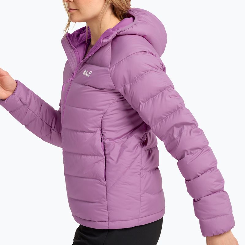 Damen-Daunenjacke Jack Wolfskin Wild Pass Down Hoody Rds vivid orchid 4