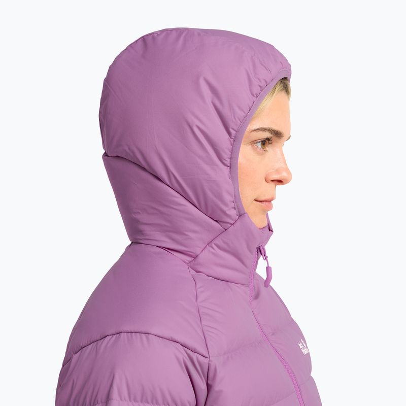 Damen-Daunenjacke Jack Wolfskin Wild Pass Down Hoody Rds vivid orchid 5