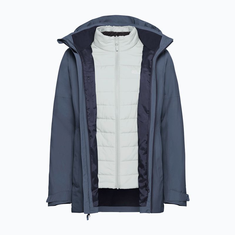 Damen-3‑in‑1‑Jacke Jack Wolfskin Hunberg 2 3IN1 midnight sky 12