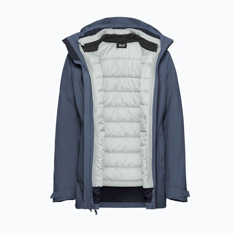 Damen-3‑in‑1‑Jacke Jack Wolfskin Hunberg 2 3IN1 midnight sky 13