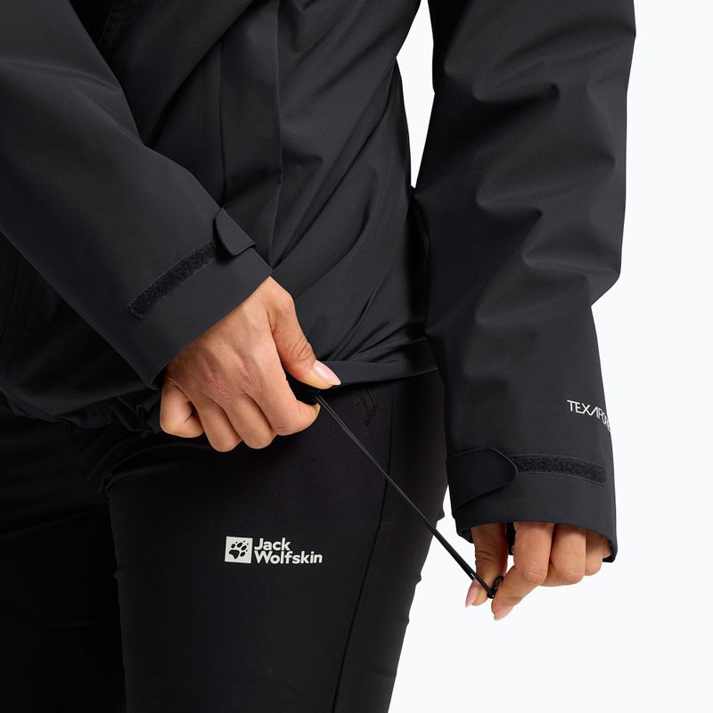 Damen-3‑in‑1‑Jacke Jack Wolfskin Moonrise 2 3IN1 black 9