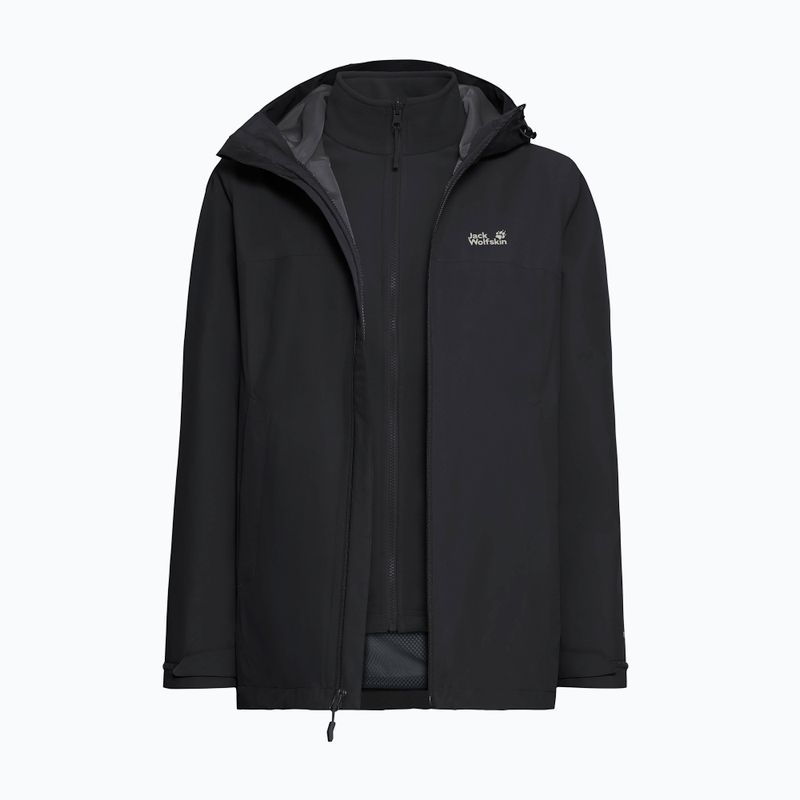Damen-3‑in‑1‑Jacke Jack Wolfskin Moonrise 2 3IN1 black 12