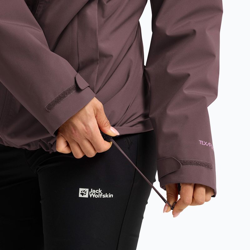 Damen-3‑in‑1‑Jacke Jack Wolfskin Moonrise 2 3IN1 sheer plum 9