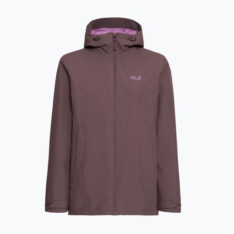 Damen-3‑in‑1‑Jacke Jack Wolfskin Moonrise 2 3IN1 sheer plum 10