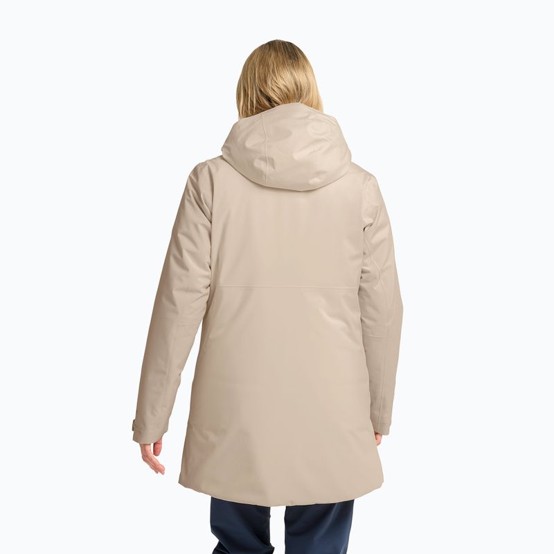 Damen-Regenjacke Jack Wolfskin Heidelstein 2 Ins oyster 3