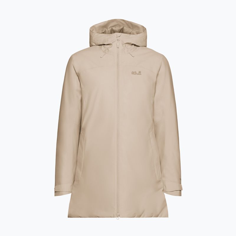 Damen-Regenjacke Jack Wolfskin Heidelstein 2 Ins oyster 7