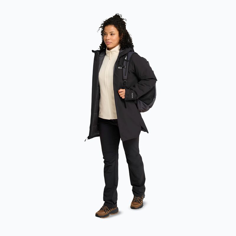 Damen-Regenjacke Jack Wolfskin Heidelstein 2 Ins black 2