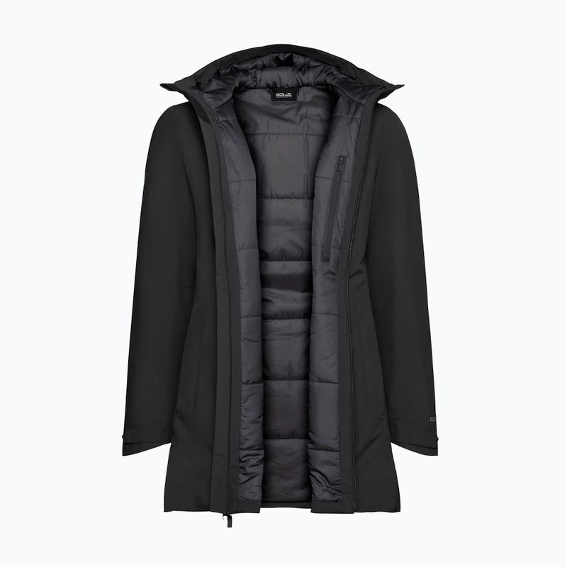 Damen-Regenjacke Jack Wolfskin Heidelstein 2 Ins black 9