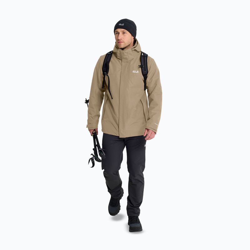 3‑in‑1 Herrenjacke Jack Wolfskin Stonelite 3In1 hazel wood 2