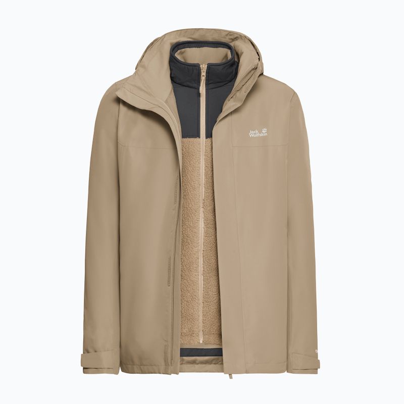 3‑in‑1 Herrenjacke Jack Wolfskin Stonelite 3In1 hazel wood 12