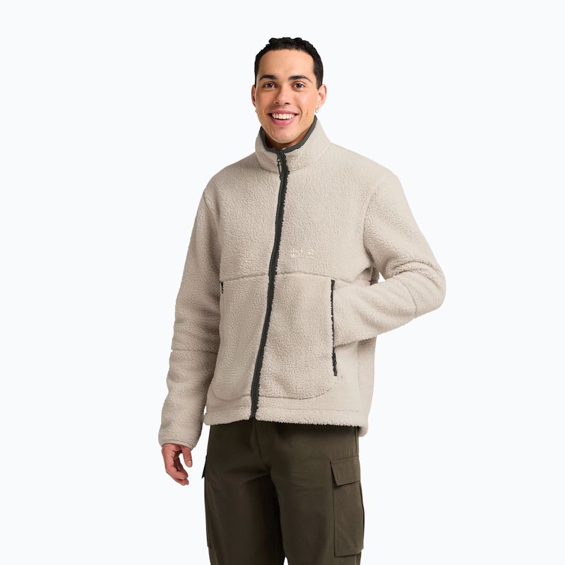 Fleecejacke für Herren Jack Wolfskin Stone Lite oyster