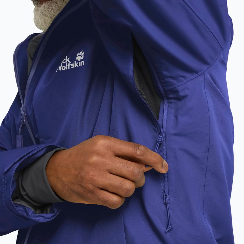 Herren-Daunenjacke Jack Wolfskin Icecape 2 l Down Ins Rds glow ink 4