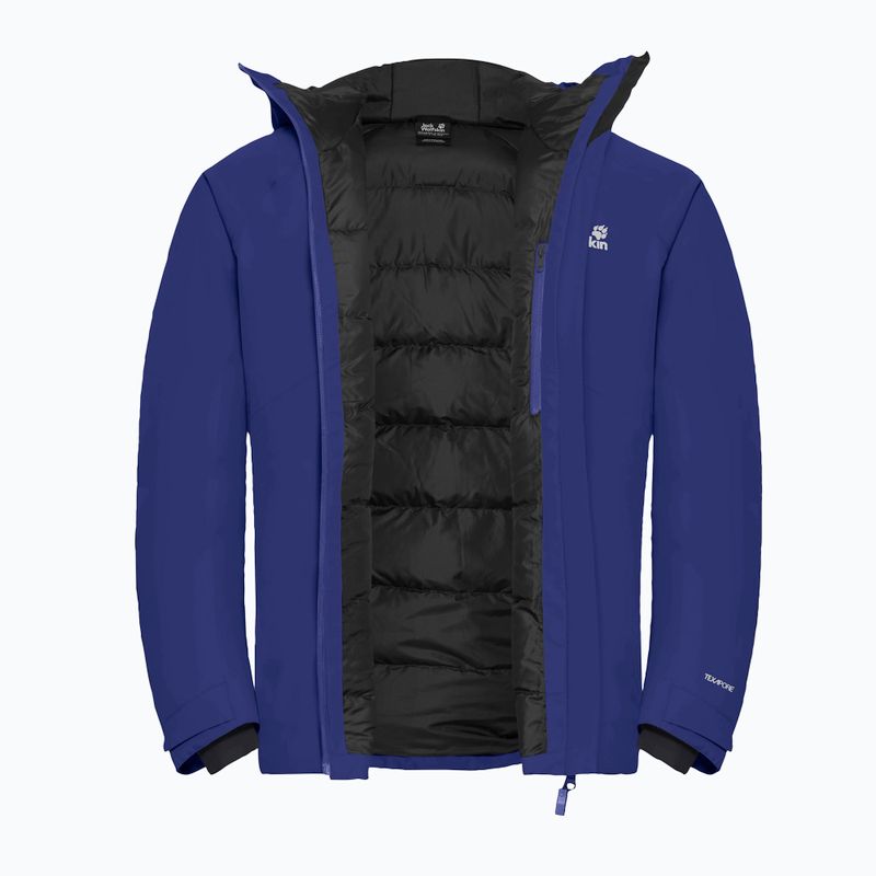 Herren-Daunenjacke Jack Wolfskin Icecape 2 l Down Ins Rds glow ink 9