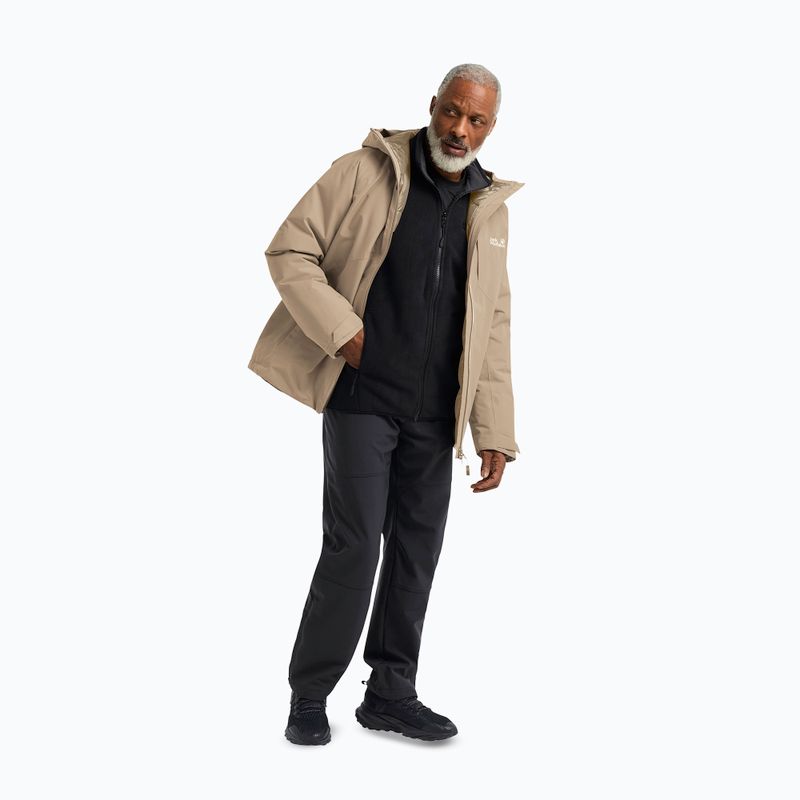 Herren-Daunenjacke Jack Wolfskin Icecape 2 l Down Ins Rds hazel wood 2