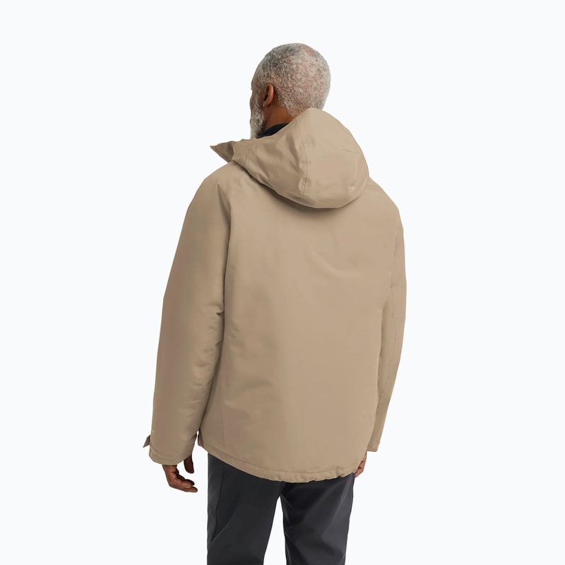 Herren-Daunenjacke Jack Wolfskin Icecape 2 l Down Ins Rds hazel wood 3