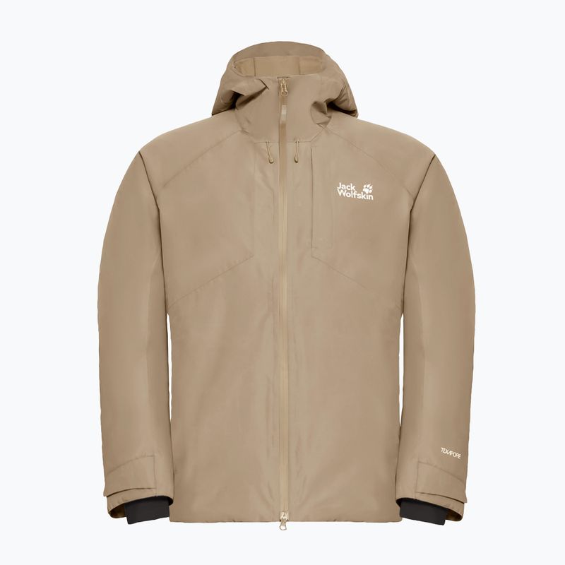Herren-Daunenjacke Jack Wolfskin Icecape 2 l Down Ins Rds hazel wood 7