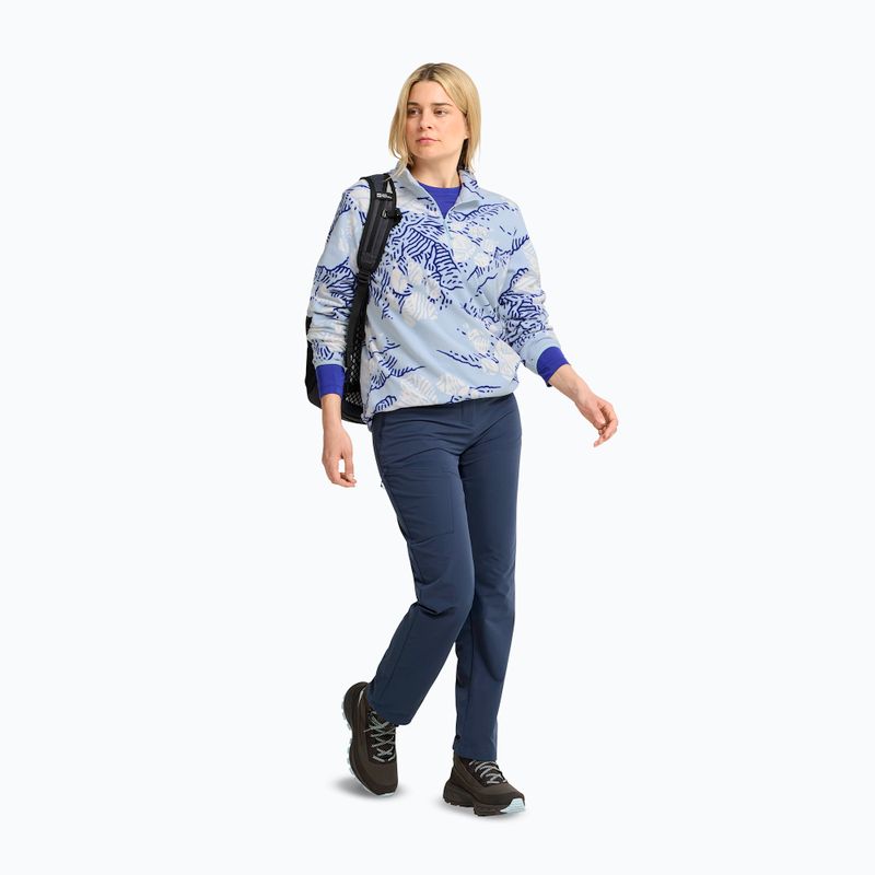 Fleecejacke für Damen Jack Wolfskin Paw Era 100 Orint Half Zip paw crystal blue 2