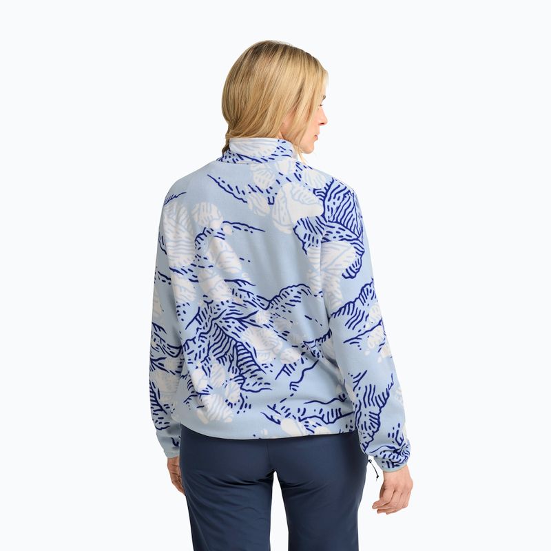 Fleecejacke für Damen Jack Wolfskin Paw Era 100 Orint Half Zip paw crystal blue 3