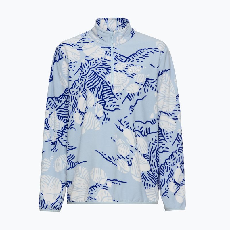 Fleecejacke für Damen Jack Wolfskin Paw Era 100 Orint Half Zip paw crystal blue 7