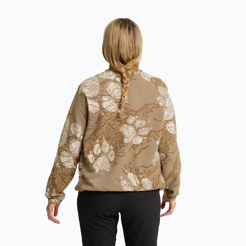 Fleecejacke für Damen Jack Wolfskin Paw Era 100 Orint Half Zip paw hazel wood 3