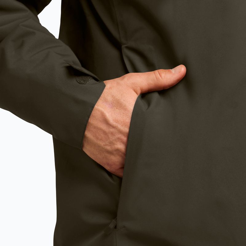 Gefütterte Herrenjacke Jack Wolfskin Wisper Ins obsidian moss 5