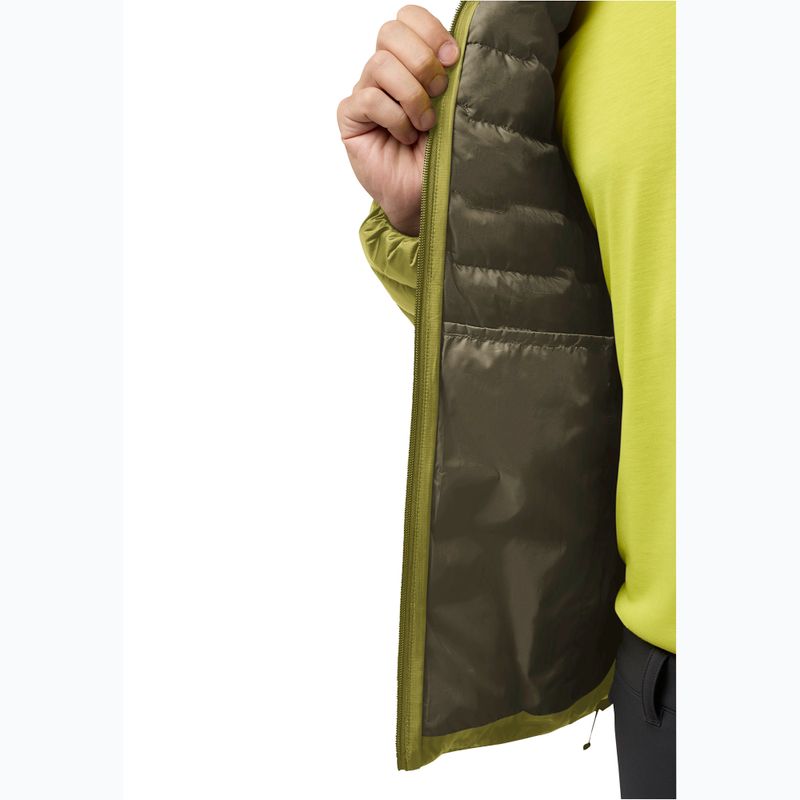 Herren-Daunenjacke Jack Wolfskin Passamani Down Hoody khaki green 4